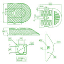 Roof Edge Counterweight – Heavy-Duty Stability for Freestanding Roof Safety Systems!