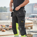 Premium Durable Hi-Vis Trousers with Two-Way Stretch and Holster Pockets for Enhanced Mobility and Comfort