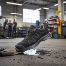 Premium Low-Cut Safety Trainer with GORE-TEX Membrane, Fiberglass Toe Cap, and Slip-Resistant Outsole for Enhanced Protection