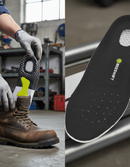 Premium High-Performance Gel Insoles with Shock Absorption, Friction Reducing Top Fabric for Ultimate Comfort and Support