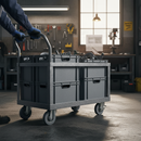 75mm Heavy Duty Swivel Plate Castor with Braked Wheel