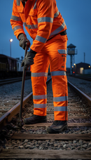 Premium Fire Retardant Hi-Vis Cargo Trousers with Anti-Static and ARC Flash Protection