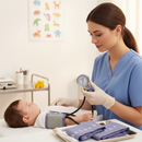 Premium Palm-Style Sphygmomanometer for Children with Precision Pressure-Release Valve and Ergonomic Handle