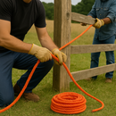10mm Orange Polypropylene Rope 3 Strand – Heavy-Duty, UV-Resistant | 75m Coil – Tough & Versatile for Outdoor, Marine & DIY!