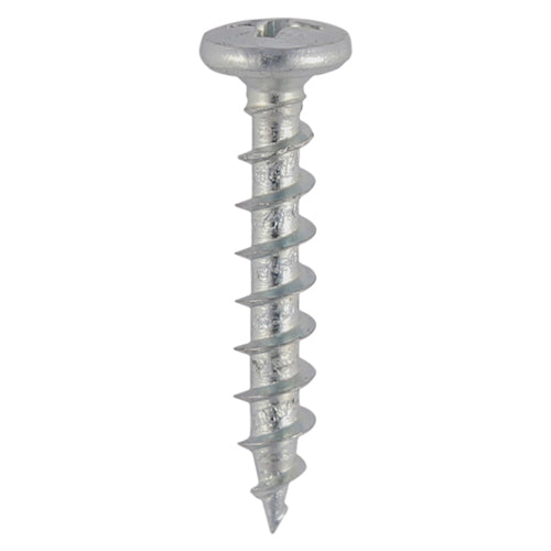 Window Fabrication Screws - Friction Stay - Shallow Pan Countersunk - PH - Single Thread - Gimlet Tip - Stainless Steel - 4.3 x 20