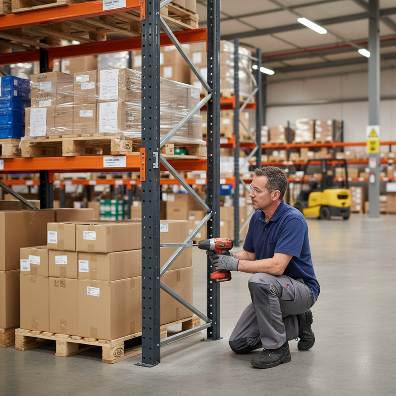 Pack of 6 Heavy Duty Unit Connectors for Industrial Shelving