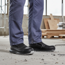 Premium Laceless Safety Shoe with Composite Toe Protector and High-Traction Sole for Chemical and Healthcare Environments
