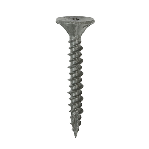 Drywall Construction Timber Stud Cement Board Screws - PH - Countersunk Wafer - Twin-Cut - Exterior - Silver Organic - 4.2 x 32