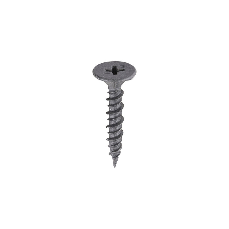 Drywall Construction Timber Stud Cement Board Screws - PH - Countersunk Wafer - Twin-Cut - Exterior - Silver Organic - 4.2 x 25