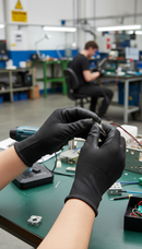 Premium Multi-Purpose Nylon Glove with Polyurethane Palm Coating for Optimal Handling of Light Components