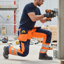 Premium Hi-Vis Softshell Trousers with Holster Pockets for Harsh Weather Protection