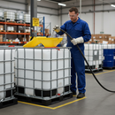 Premium Extra-Large Capacity IBC Funnel with Hinged Lid