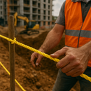 6mm Yellow Polypropylene 3-Strand Rope – Heavy-Duty, Waterproof & UV-Resistant (75m Coil)