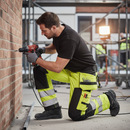 Premium High Visibility Craftsman Trousers - Softshell Material, Stretchable Design, and Multi-Functional Pocket Solutions for Outdoor Work