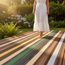 Premium 1200mm Anti Slip Decking Strips – Heavy Duty Non Slip Safety Strips for Garden, Steps & Patio