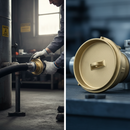 Premium Brass VB Blanking Plug for MK Couplers - Durable, Corrosion-Resistant, and Ideal for Fluid Transfer