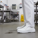 Premium Lace-Free Safety Shoe with Composite Toe Protector and Anti-Slip Sole for Comfort in Catering and Healthcare