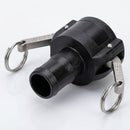 4in Hose Barb Cam Lever Coupling - Polypropylene 5 Bar (view 2)