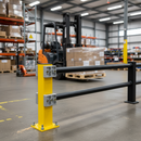 Professional Heavy Duty Impact Guard Rail Support Post with Seamless Finish and Corrosion Protection Options