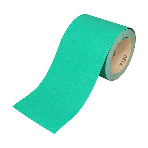 Sandpaper Roll - 60 Grit - Green - 115mm x 10m