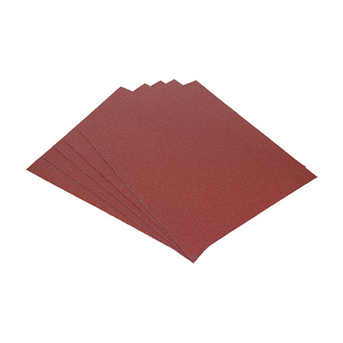 Sanding Sheets - Mixed - Red - 230 x 280mm (80/120/180)