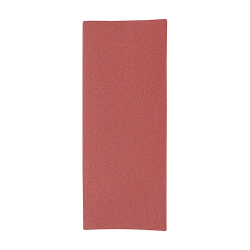 1/3 Sanding Sheets - 180 Grit - Red - Unpunched - 93 x 230mm