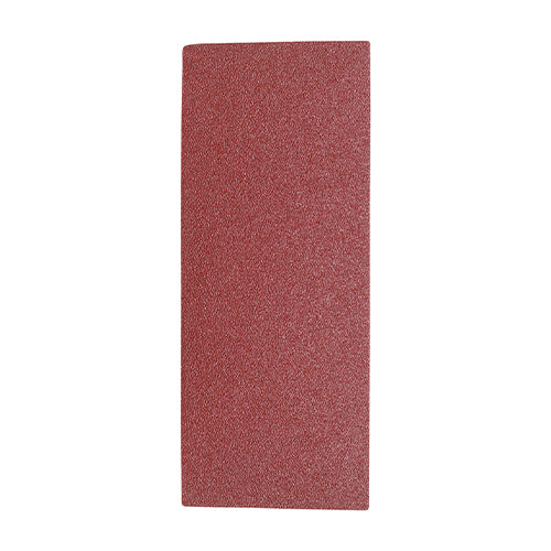 1/3 Sanding Sheets - 60 Grit - Red - Unpunched - 93 x 230mm