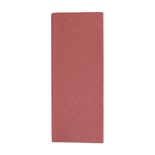 1/3 Sanding Sheets - 120 Grit - Red - Unpunched - 93 x 230mm