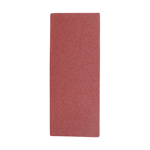 1/3 Sanding Sheets - 80 Grit - Red - Unpunched - 93 x 230mm