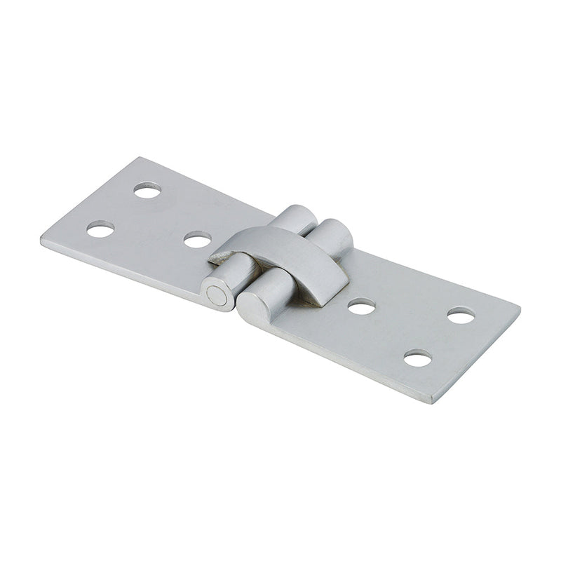 Counterflap Hinge - Solid Brass - Satin Chrome - 100 x 40