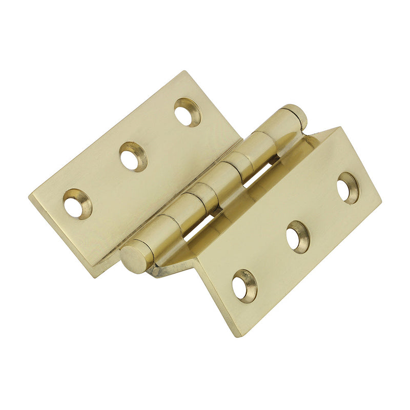 Ball Bearing Stormproof Hinge (1951) - Solid Brass - Polished Brass - 64 x 55