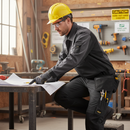 Professional Full Stretch Work Trousers with Holster Pockets and Cordura Reinforcements for Enhanced Durability and Flexibility