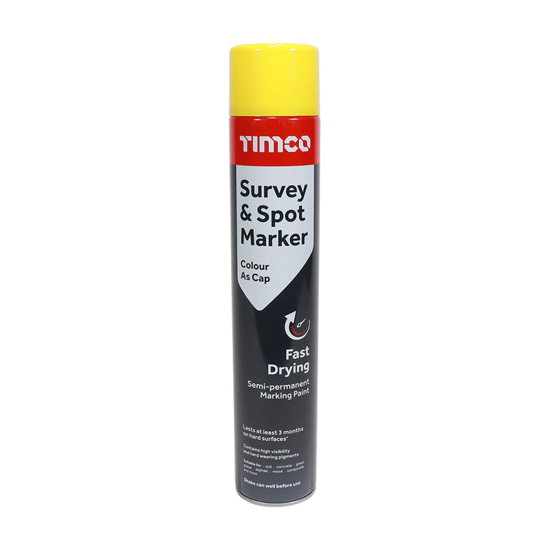 Survey & Spot Marker - Yellow - 750ml