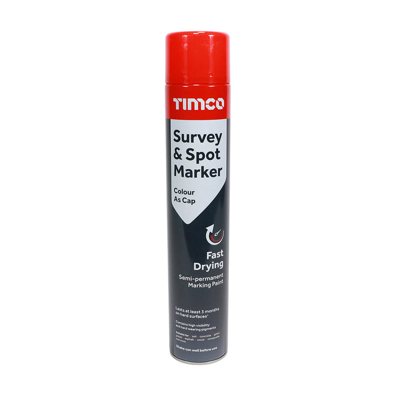 Survey & Spot Marker - Red - 750ml