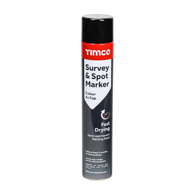 Survey & Spot Marker - Black - 750ml