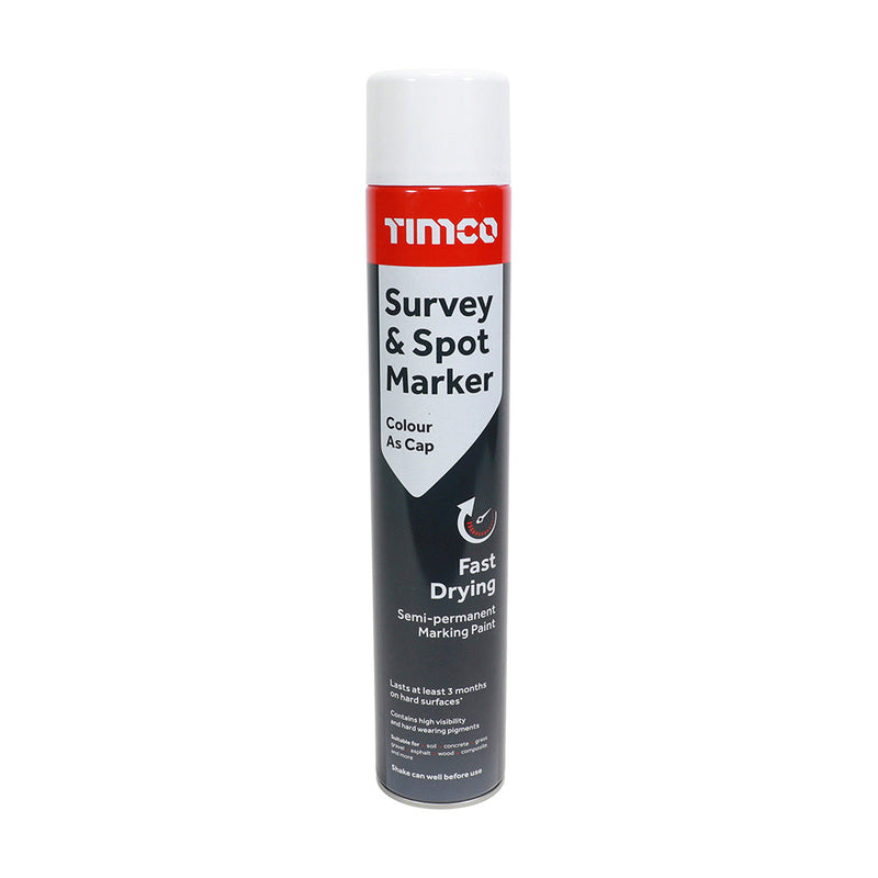 Survey & Spot Marker - White - 750ml