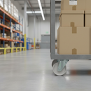 200mm Swivel Bolt Hole Heavy Duty Castor Nylon Wheel for 400Kg Load