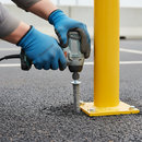 Premium Universal Fixing for Tarmac and Concrete - Heavy Duty Design with Hot-Dip Galvanised Finish for Long-Lasting Performance