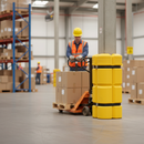 Premium Heavy Duty Plastic Traffic-Line Column Protector for Warehouse Safety - Adjustable for 200-500mm Columns
