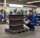 Premium 4-Tier Clothing End Counter for Retail Space Organization and Product Visibility