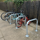 Premium Junior Sheffield Cycle Stand - Galvanised Steel, Space Saving Design for Secure Bicycle Parking