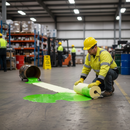 High-Performance Chemical Spill Absorbent Roll - Yellow