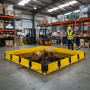 Premium Fuel and Chemical Spill Containment with Corner and Central Supports (200x200x25cm)