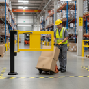 Premium Self-Closing Flex Barrier Gate with Shock-Absorbing Design for Pedestrian Access