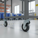 125mm Premium Swivel Plate Castor with Anti-Static Properties