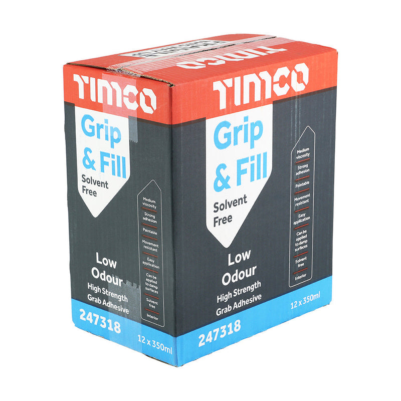 Grip & Fill - Solvent Free - White - 350ml
