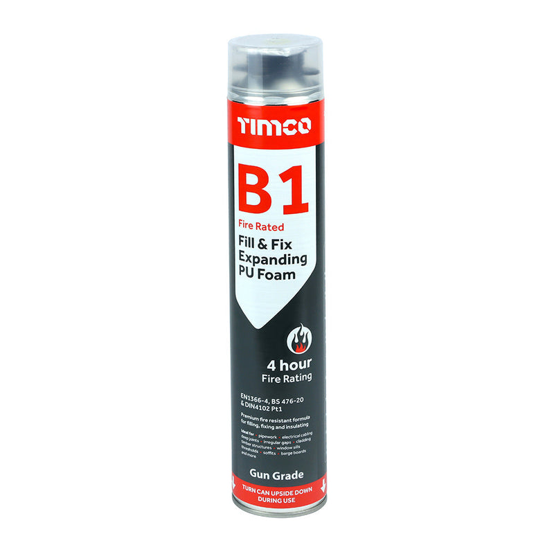 B1 Fill & Fix Expanding PU Foam - Gun Grade - 750ml