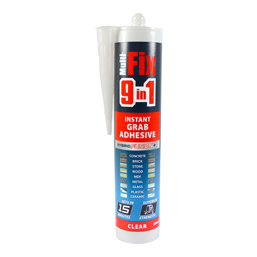 9 in 1 Instant Grab Adhesive - Clear - 290ml