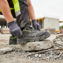 Professional Waterproof Safety Shoe with Composite Toe Cap and Flexible Midsole for Outdoor Work in Construction and Maintenance