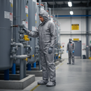 Premium Heavy Duty Chemical Protective Coverall for Industrial Use - Durable Fabric with Excellent Chemical Barrier